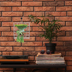Stainless Steel Wall Plant Holder Frame for Moss and Ferns, Metal Hanging Flower Basket with Versatile Application and Space Saving Display, for Balcony and Garden Use