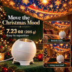 Christmas Projector, USB-Powered Indoor Holiday Projection Night Light (2 Pcs)