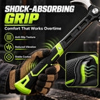 Adjustable Nail Puller Hammer with Magnetic Nail Holder