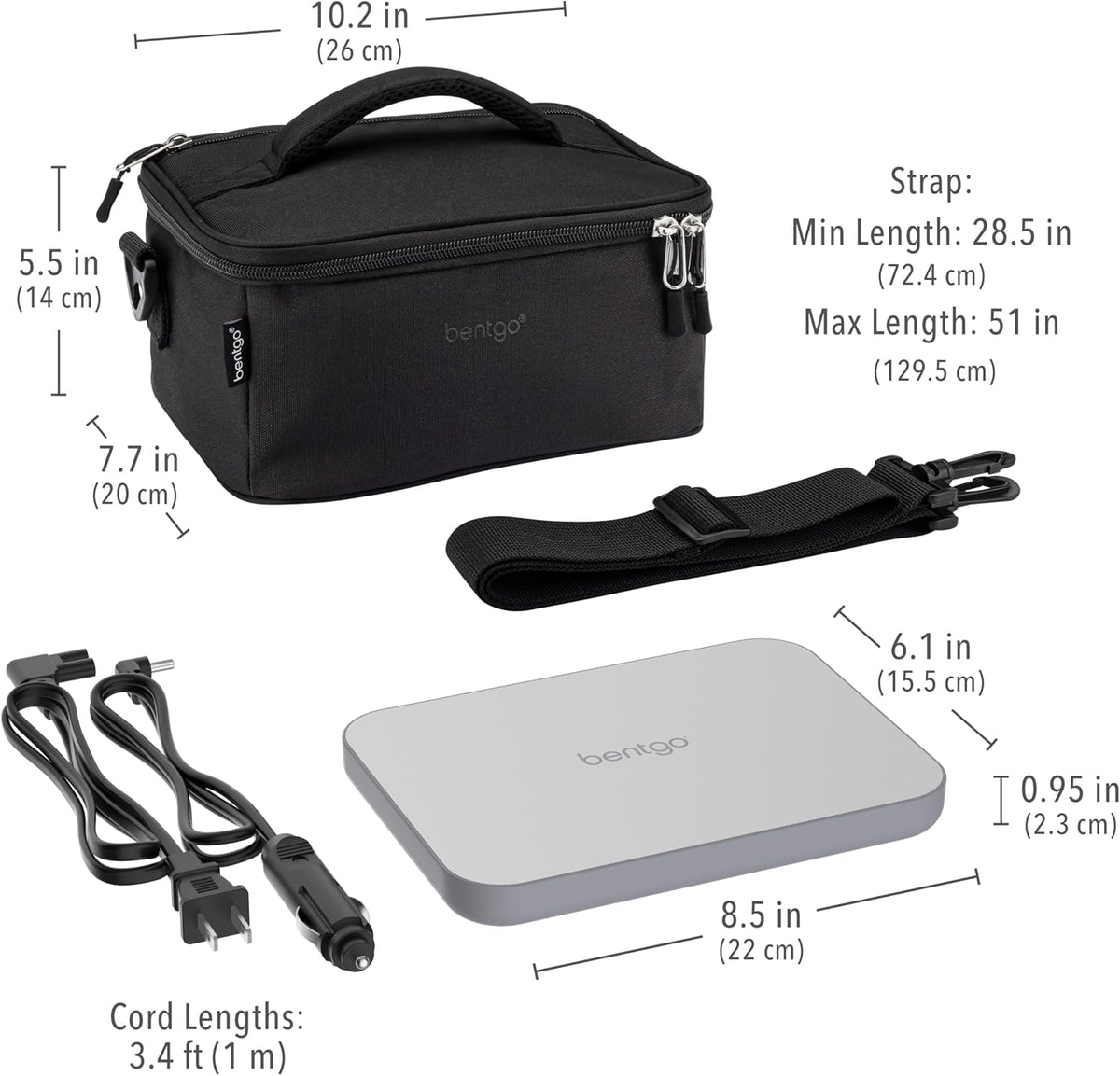 Heat Electric Lunch Bag & Heated Lunch Box for Work & Travel