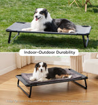Made4Pets Elevated Dog Bed, 42 x 28" Raised Cot for Large Do