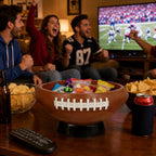 Football Bowl Serving Tray, 7.9 x 5.5 x 3.62 Inches, Reusable Resin Snack Bowl