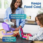 Chill Kids (Fuchsia/Teal) and Chill Mini (Tide Blues) Lunch Box Set
