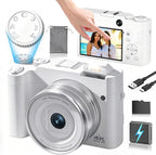 4K Digital Camera, Autofocus Point-and-Shoot Camera