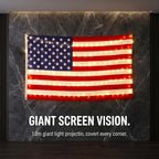 American Flag Lights 5.9x4.3FT Outdoor LED Net Light Decorations for Patio