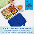 Kids Stainless Steel Lunch Box and Water Bottle Set