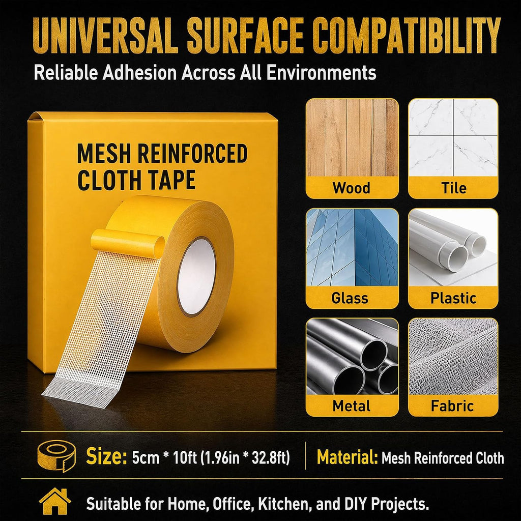 3pcs Grid Double-Sided Tape, Mesh Double Sided Tape, Multi Size Mesh Mounting Tape for Carpet Rug Craft Home Office DIY Fixing (4cm*3pcs,20m per roll)