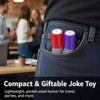 Mosquito Smack Stamp 2 Pack with Live Style & Crushed Style Imprints, Funny Fake Mosquito Stamp for Party, Office, April Fool’s Day Fun Gift