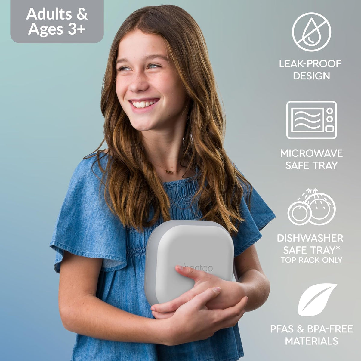 Chill Kids (Green/Navy) and Chill Mini (Crisp Grays) Lunch Box Set