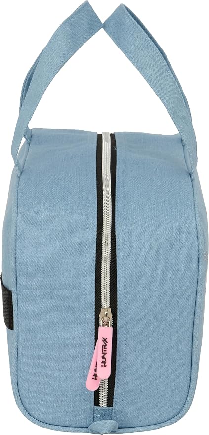 K-POP Demon Hunters HUNTR/X Rectangular Toiletry Bag with Handle, Children's Toiletry Bag, Adaptable to Cart, Ideal for Children from 5 to 14 Years, Comfortable and Versatile, Durable, 31 x 14 x 19 cm