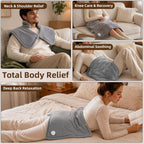 LisaCool Heating Pad, 24 x 20 in Neck, Shoulder & Back Heat Pad