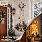 Christmas Decorations Wall Lights Star of Bethlehem Christian Hanging Decor