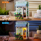 City Flower House Building Set with LED Lights for Adults Girls 8+