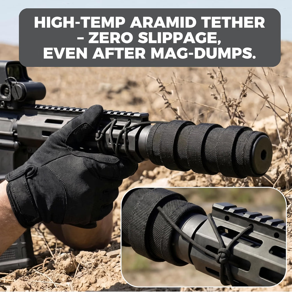 7 Inch Suppressor Cover, 1000℉ Heat Resistant Silencer Sleeve