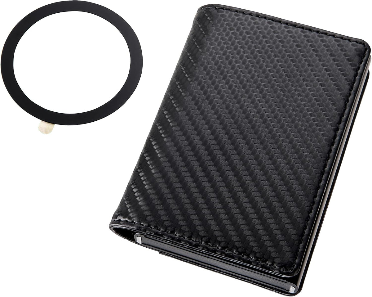 Card Case with Removable MagSafe Sherlock Home 2-in-1 Wallet with RFID Protection Reading Protection for 6 Cards - Strong Magnet for Attaching to Mobile Phone Made of Faux Leather, Metal in