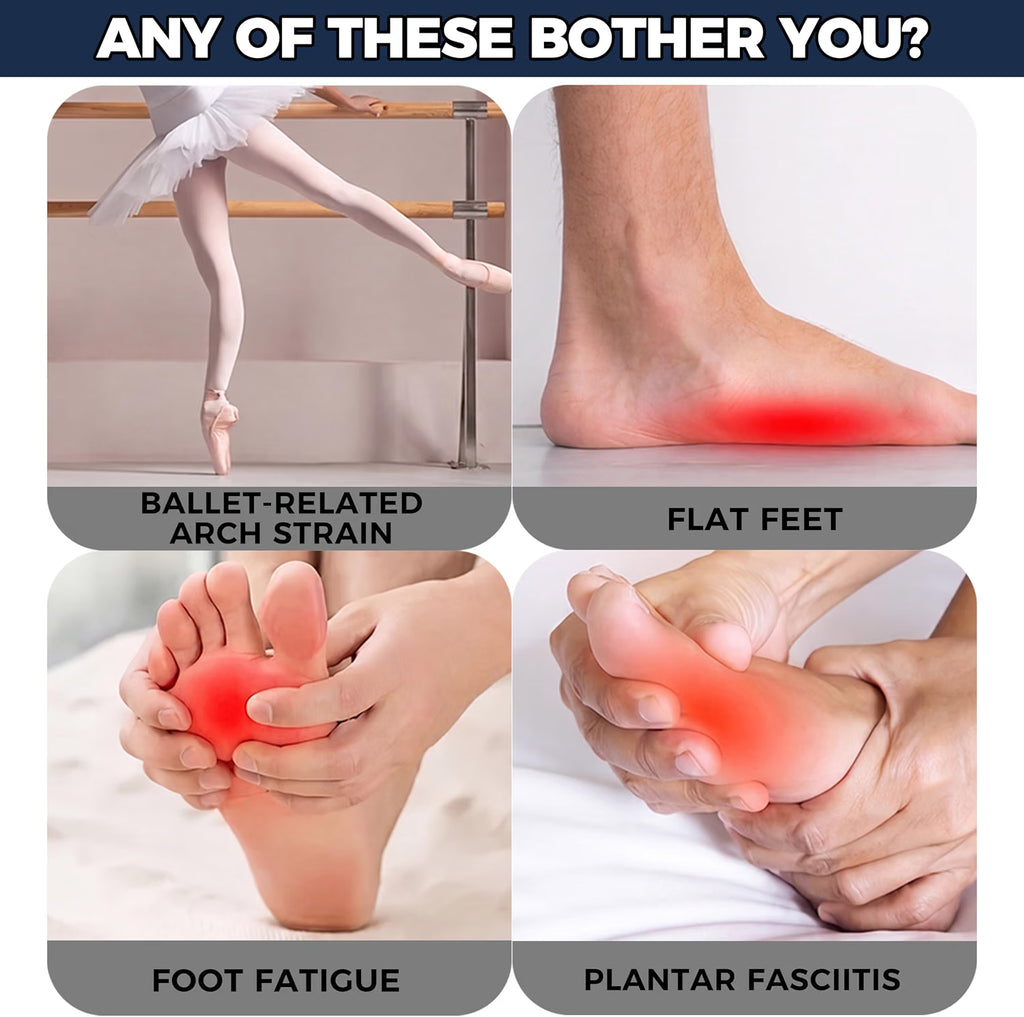 Foot Arch Trainer, Flat Feet Corrector & Plantar Fasciitis Relief Device