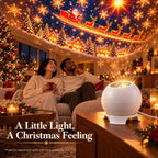Christmas Projector, USB-Powered Indoor Holiday Projection Night Light (2 Pcs)
