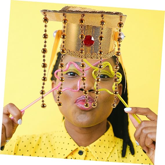Ancient Chinese Emperor Hat Cosplay Decorative Headwear for Hanfu Performance Prop Party Accessory Traditional Emperor Costume Hat