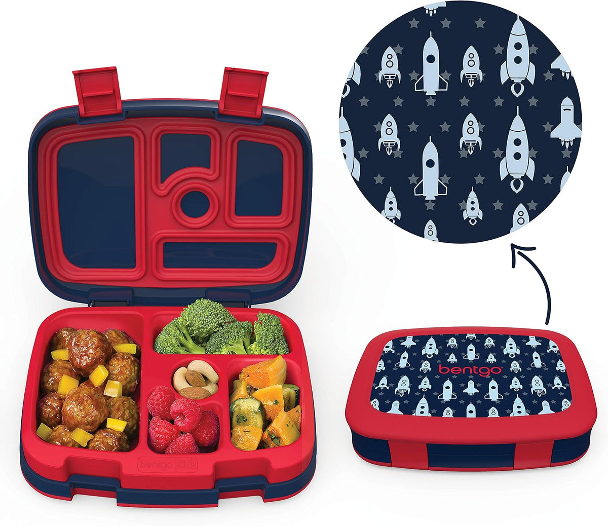 Bentgo Prints Insulated Lunch Bag & Bento Lunch Box Set