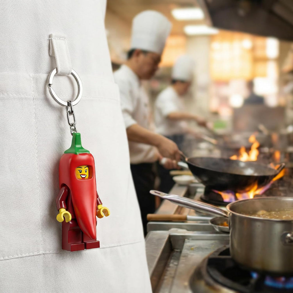 LEGO Keychain Light - Chili Costume Girl