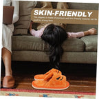 Pumpkin Plush Slippers Costume Cute Slippers Home Slippers Halloween Pumpkin Slipper Animatronic Spooky