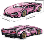 1:14 Race Car Building Set, Supercar Model Kit for Adults & Teens
