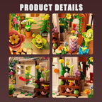 Flower House Building Set with LED Lights for Girls 8-12 (719Pcs)
