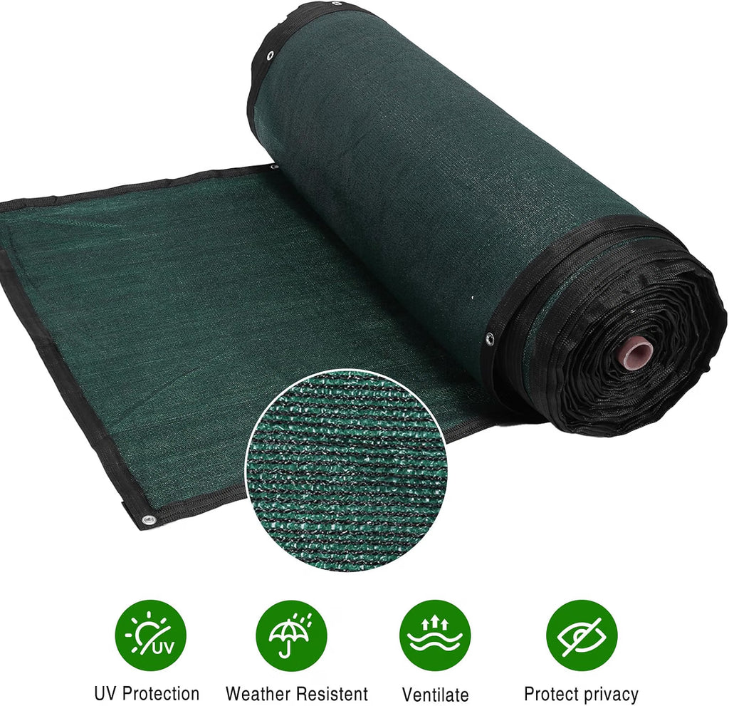 4ft x 459ft Windscreen Fencing Mesh, 90% Privacy Blockage with Metal Grommets