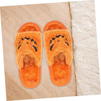Pumpkin Plush Slippers Costume Cute Slippers Home Slippers Halloween Pumpkin Slipper Animatronic Spooky