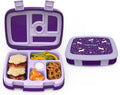 Prints Insulated Lunch Bag Set With Kids Bento-Style Lunch Box and 4 Reusable Ice Packs (Unicorn)