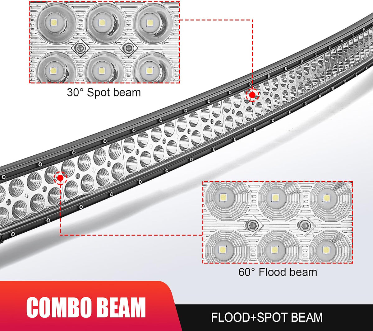 50" 288W Light Bar Kit Fit Polaris Ranger XP 1000 900 570 2013-2026