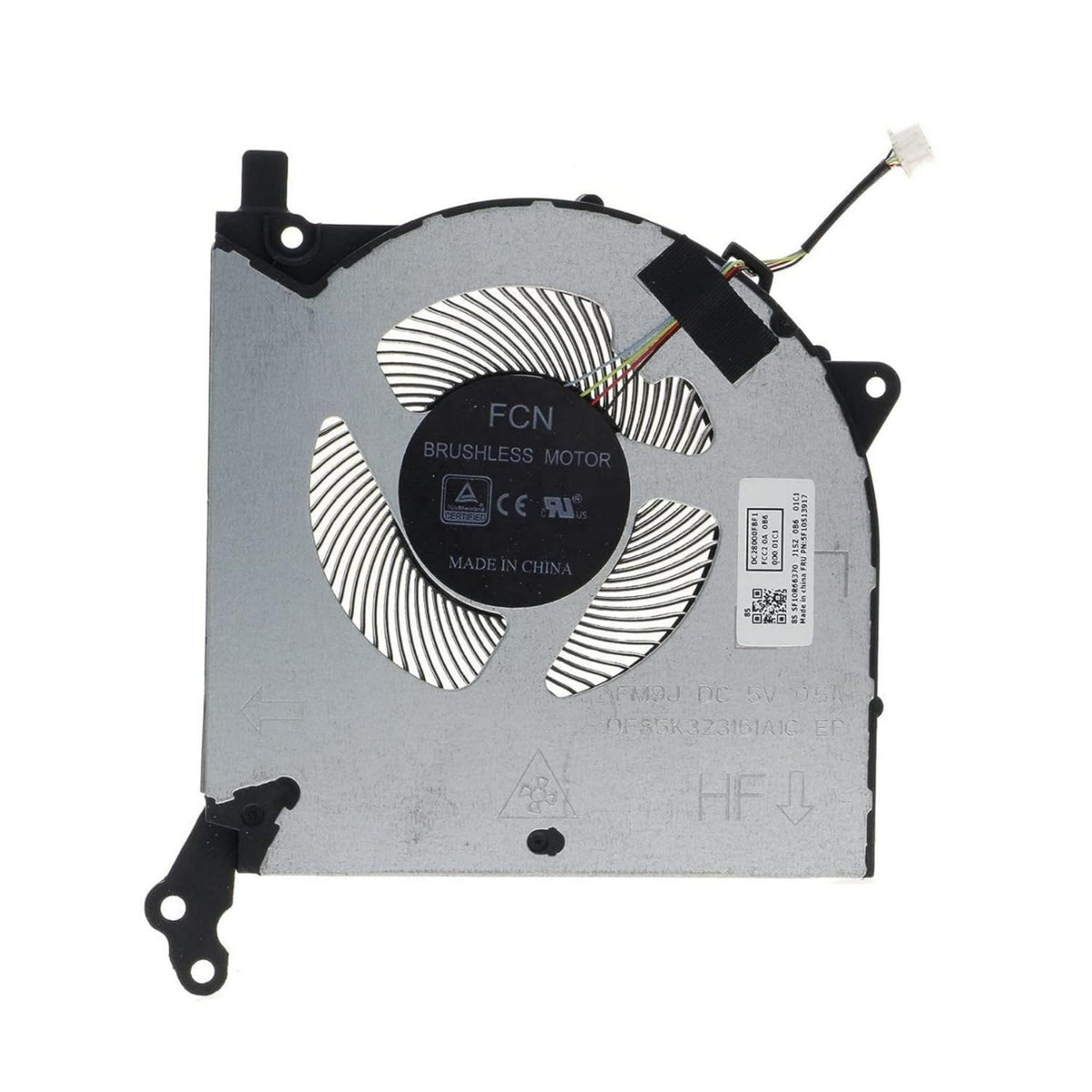 CPU GPU Cooling Fan Replacement Compatible with Lenovo Legion 5-15IMH05H, 5-15ARH05H, 5P-15ARH05H, 5F10S13917, DC28000FAF0, DC2800H00FBF1