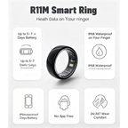 AI Smart Ring for Women Men, Health Ring with AI Health Analysis, IP68