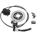 Go Kart Hydraulic Rear Disc Brake Caliper System, Go Kart Brake Kit for 50cc 110cc 125cc 150cc 200cc 250cc Dirt Bike Quad ATV Go Kart, Go Kart Brakes, Includes Brake Pads, Brakes,