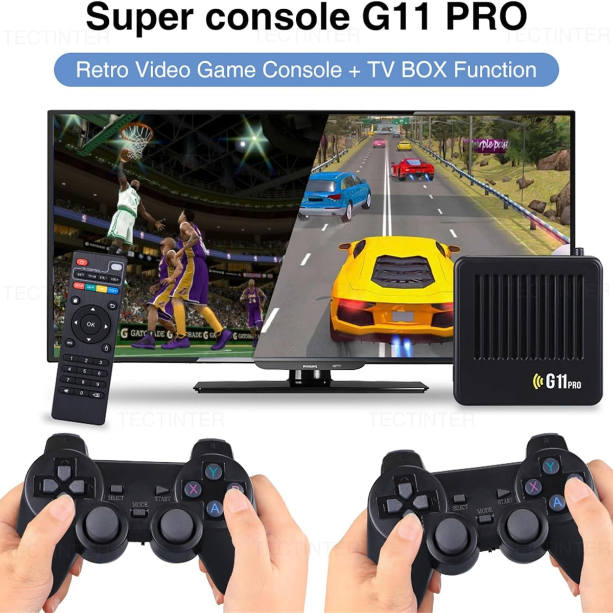 G11 Pro 4K HD Game Stick 256G Built-in 60000+ Retro Games