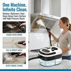 2500W Handheld High Pressure Steam Cleaner for Car Detailing, Kitchen, Grout Cleaning
