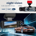 1080P Dual Camera Dash Cam Front and Inside Car DVR Recorder