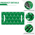 Universal Golf Cart Seat Towel Cover - 51 x 31 Inch 100 Percent Microfiber Golf Cart Seat Protector with Armrest Holes, Washable All Season Bench Blanket for Club Car Precedent EZGO Yamaha