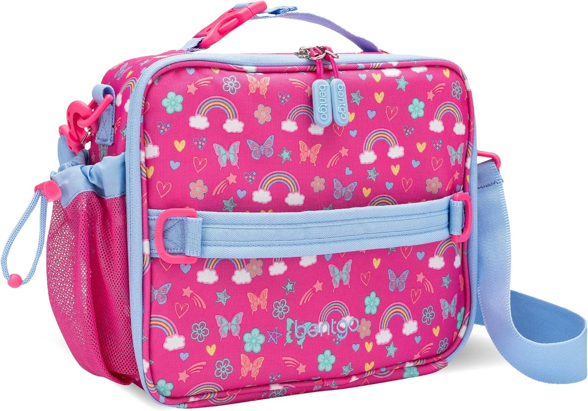 Kids Insulated Lunch Bag and Stainless Steel Lunch Box Set