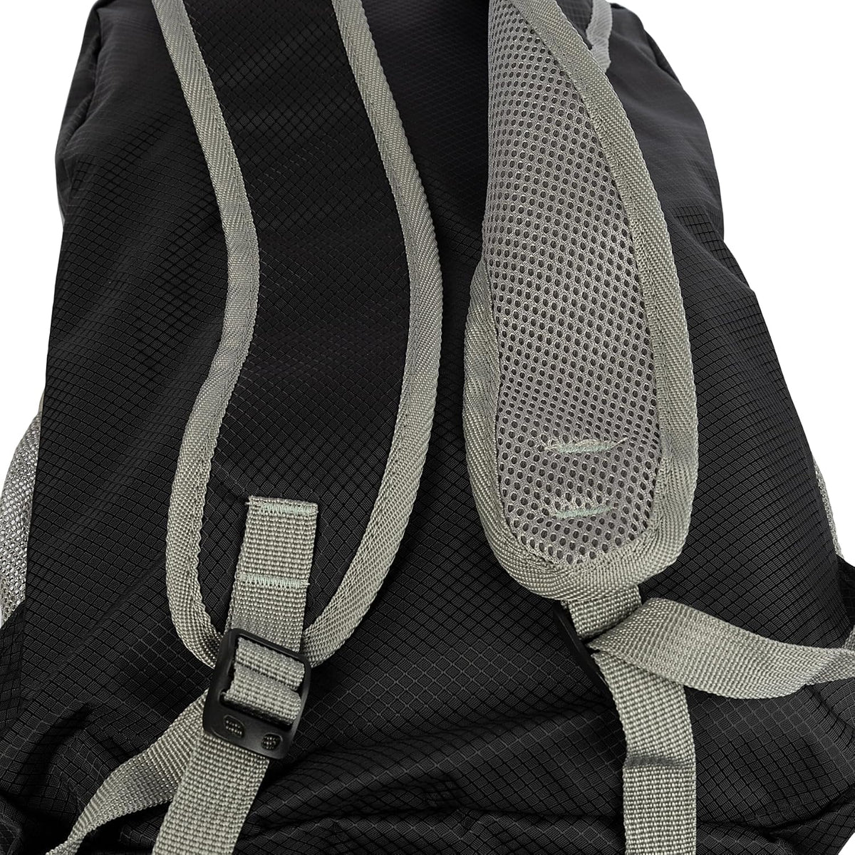 Unisex Packtogo Foldable Backpack, black, Mittelgroße