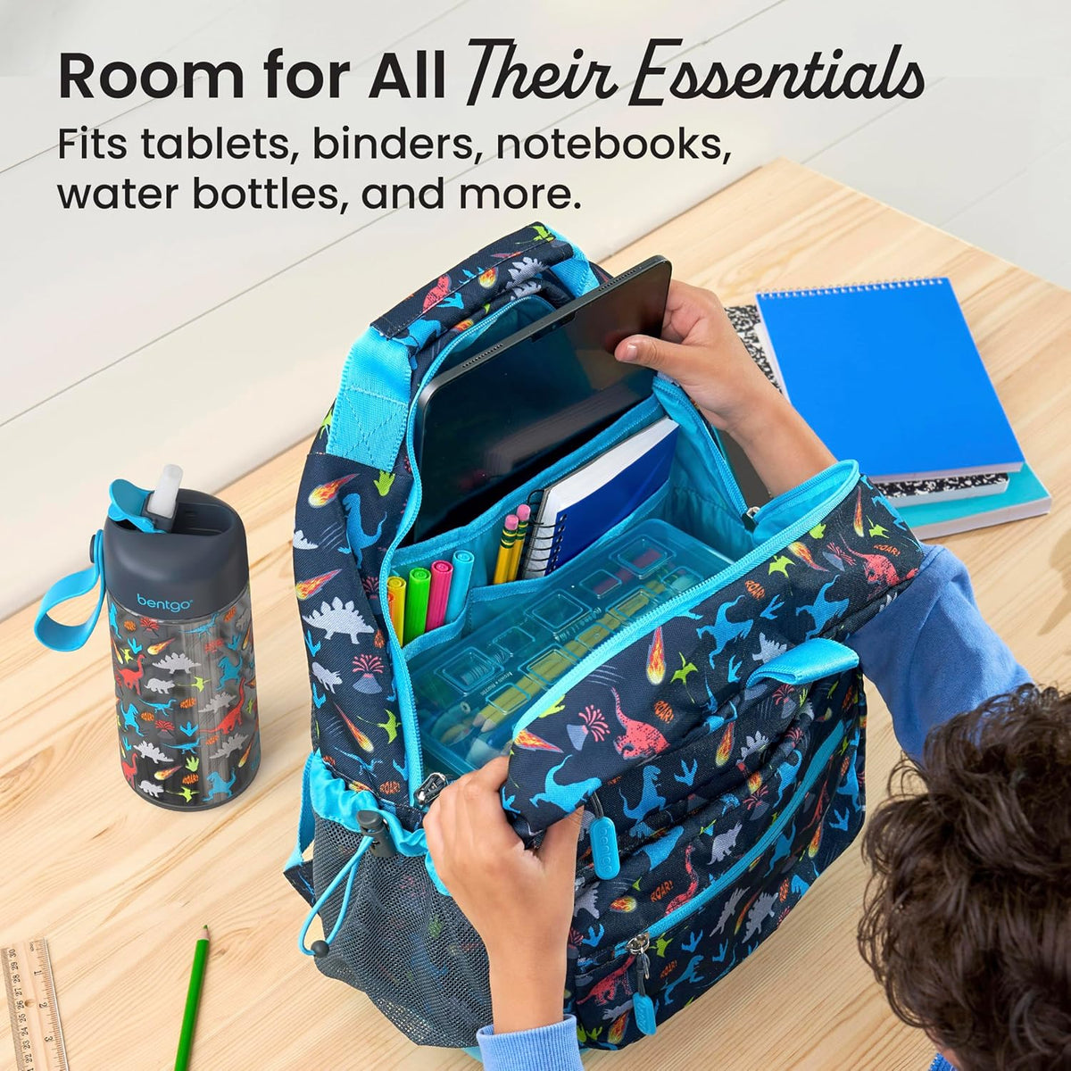 Kids Print Durable & Water-Resistant Backpack