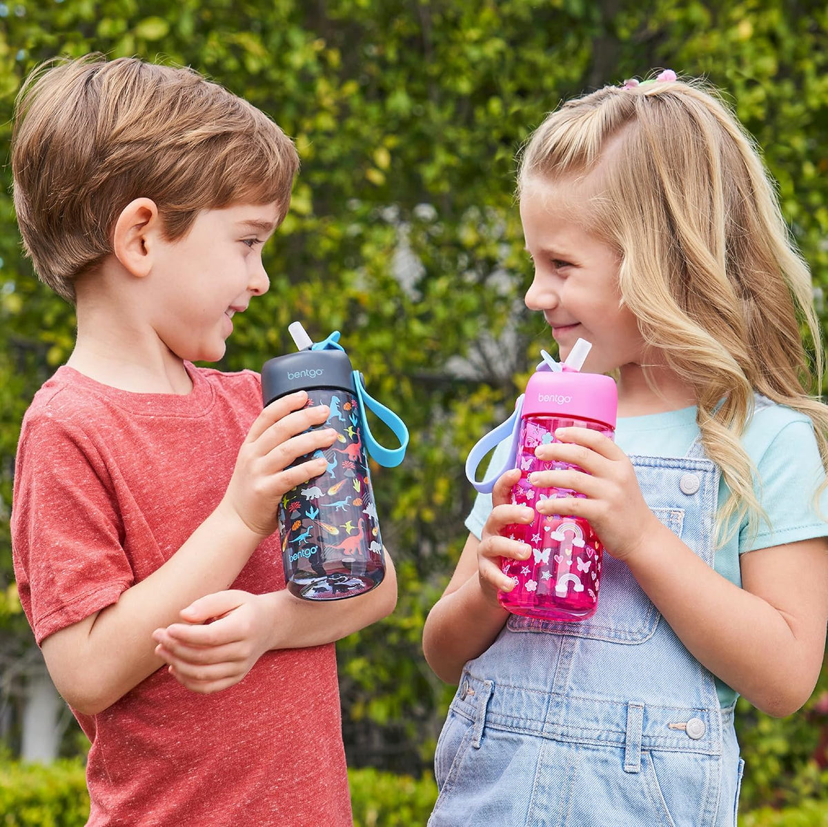 Bentgo Kids Prints Lunch Box & Water Bottle Set