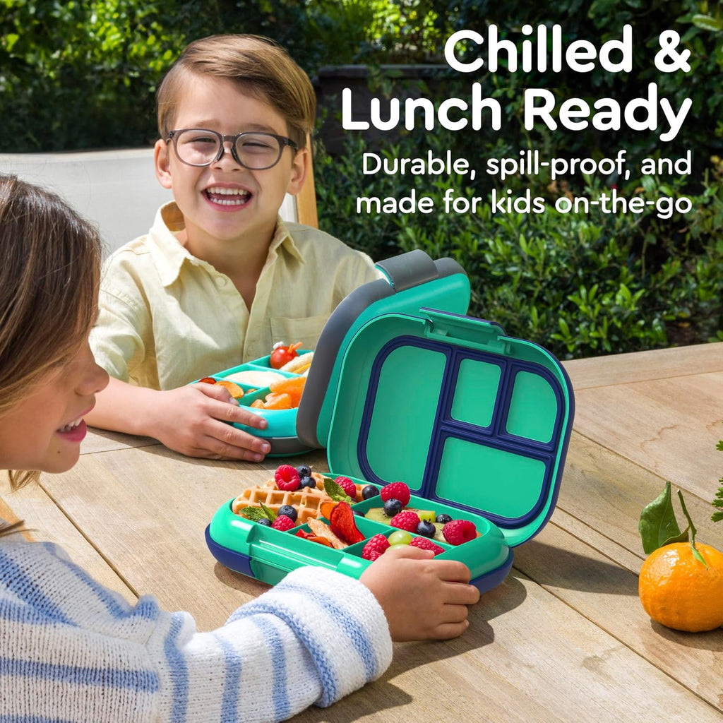 Chill Kids (Green/Navy) and Chill Mini (Crisp Grays) Lunch Box Set