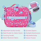 Kids Insulated Lunch Bag and Stainless Steel Lunch Box Set