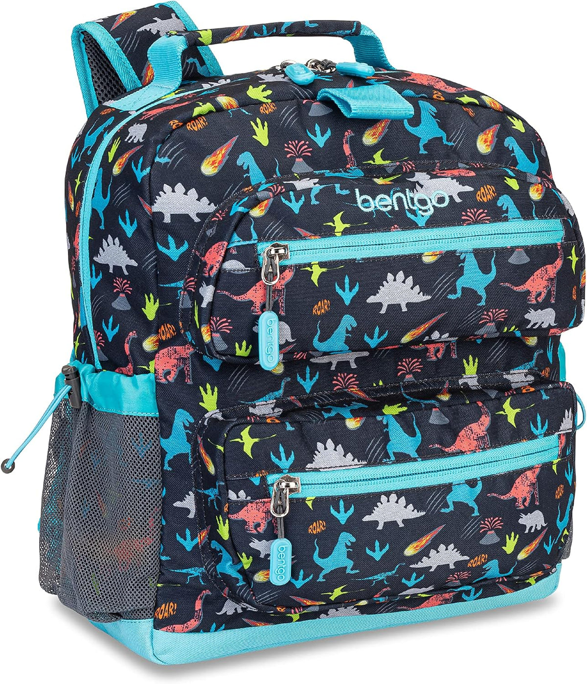 Kids 14” Backpack Set With Kids Prints Lunch Box (Dinosaur)