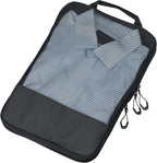 Black Packing Shirts Travel Compression Bag Large Pack Bag with Zip for Space-Saving Packing with Carry Handle Made of Polyester, Tarpaulin (Tarpaulin) in Black