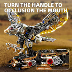 Mechanical Eagle Building Block Set with LED Light for Ages 8-12+