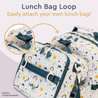 Kids 14” Backpack Set With Kids Prints Lunch Box