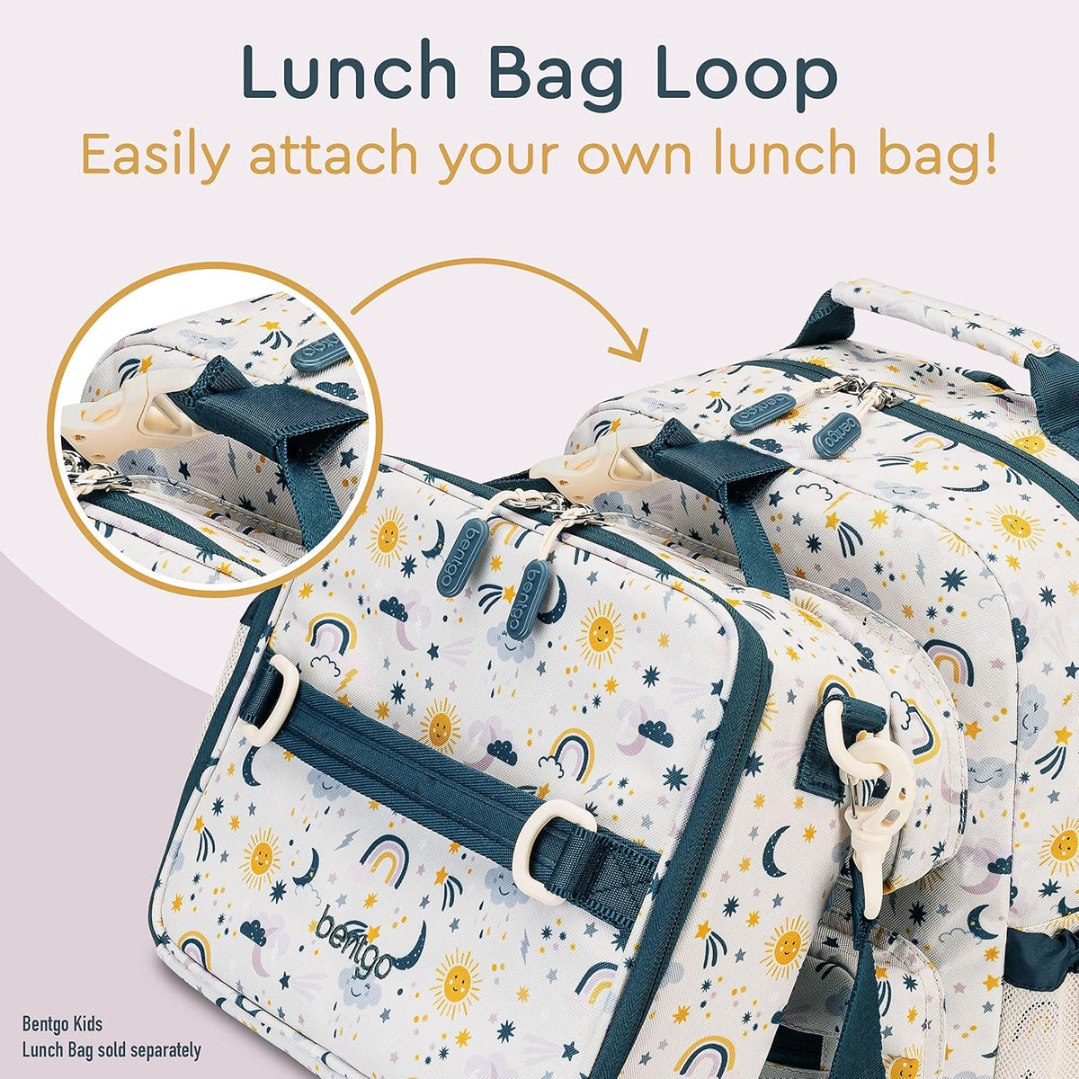 Kids 14” Backpack Set With Kids Prints Lunch Box
