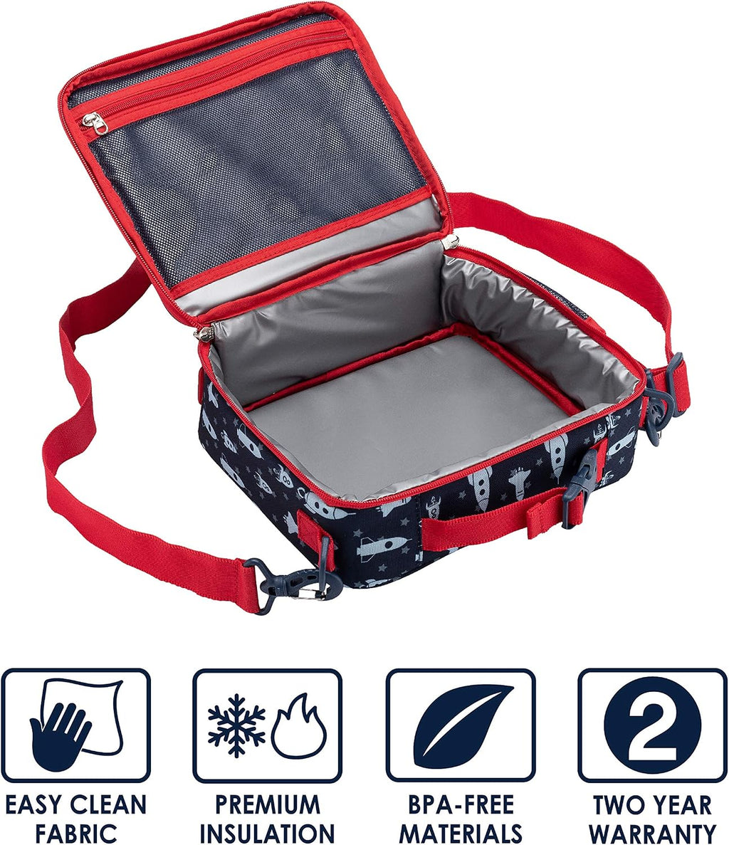 Bentgo Prints Insulated Lunch Bag & Bento Lunch Box Set